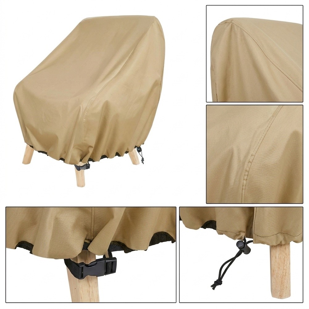 Outdoor Furniture With Covers - Wodoodporny Pokrowiec na Krzesło Ogrodowe, Pokrowiec