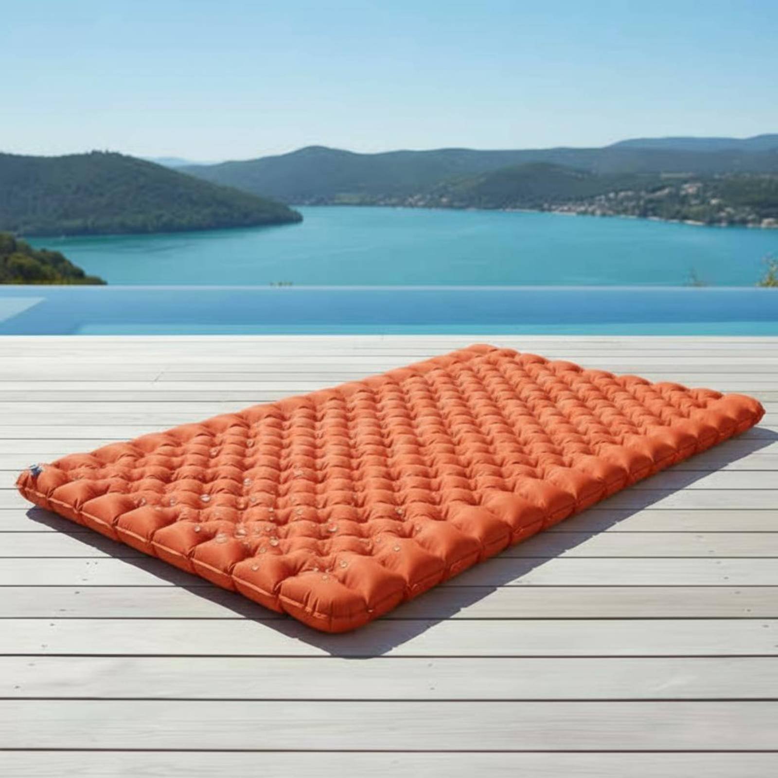 Outdoor Rug Waterproof - Nadmuchiwana mata kempingowa Nylon TPU Nadmuchiwana