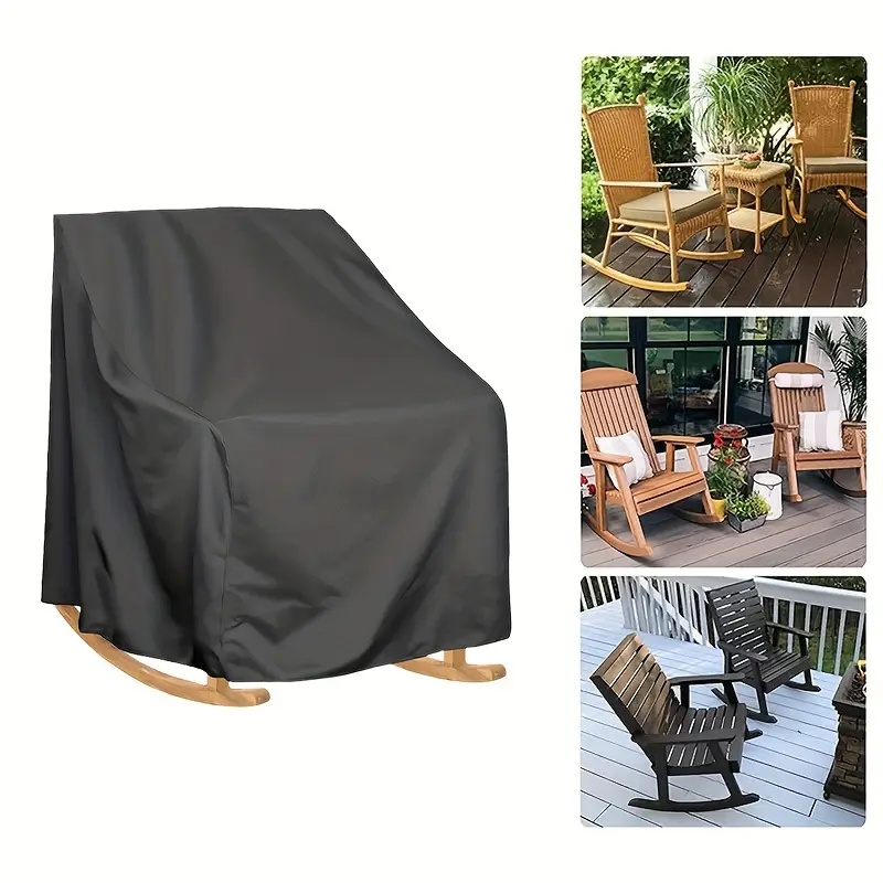 Outdoor Furniture With Covers - Wytrzymały pokrowiec na fotel bujany z