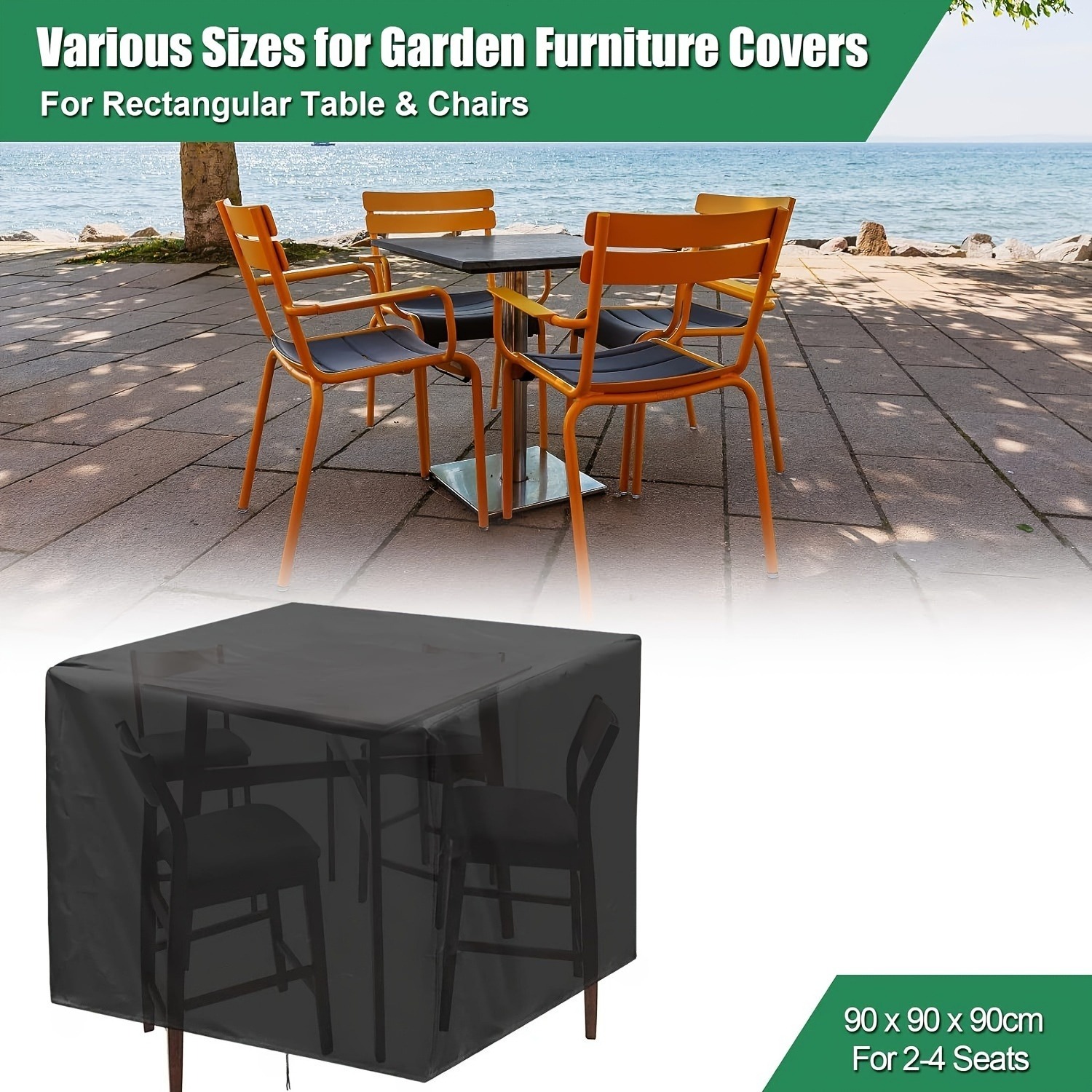 Outdoor Furniture With Covers - Wytrzymała osłona na meble ogrodowe 210D