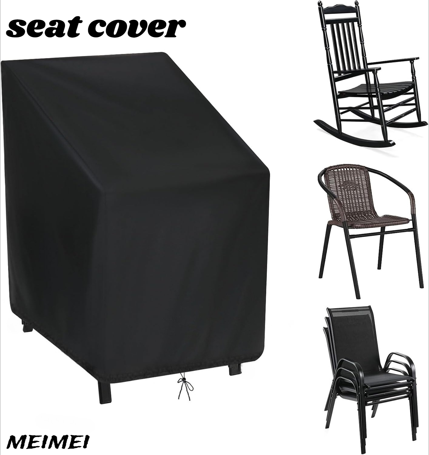 Outdoor Furniture With Covers - Pokrowiec na krzesła, torba do przechowywania,