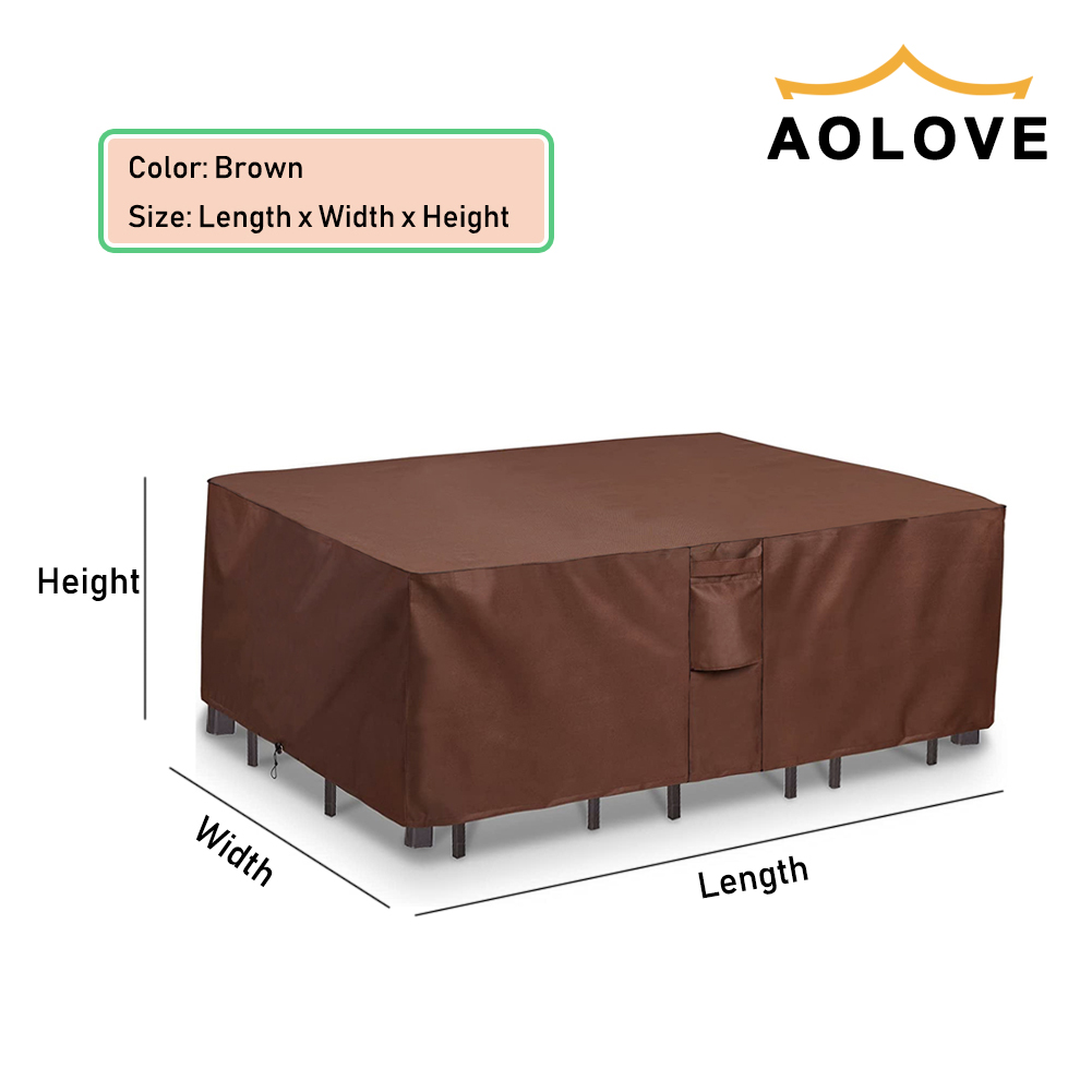 Brązowy 420D HEAVY DUTY zewnęt – Outdoor Furniture Heavy recenzja i cena