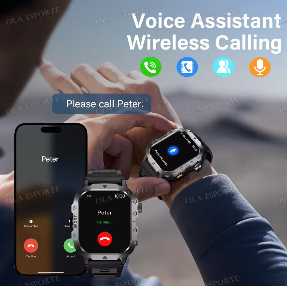 Wytrzymały wojskowy smartwatch – Outdoor Rug Waterproof recenzja i cena
