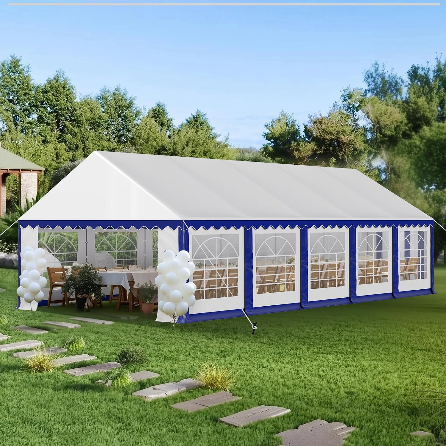 Namiot na przyjęcie 16x32 stóp – Outdoor Furniture Heavy recenzja i cena