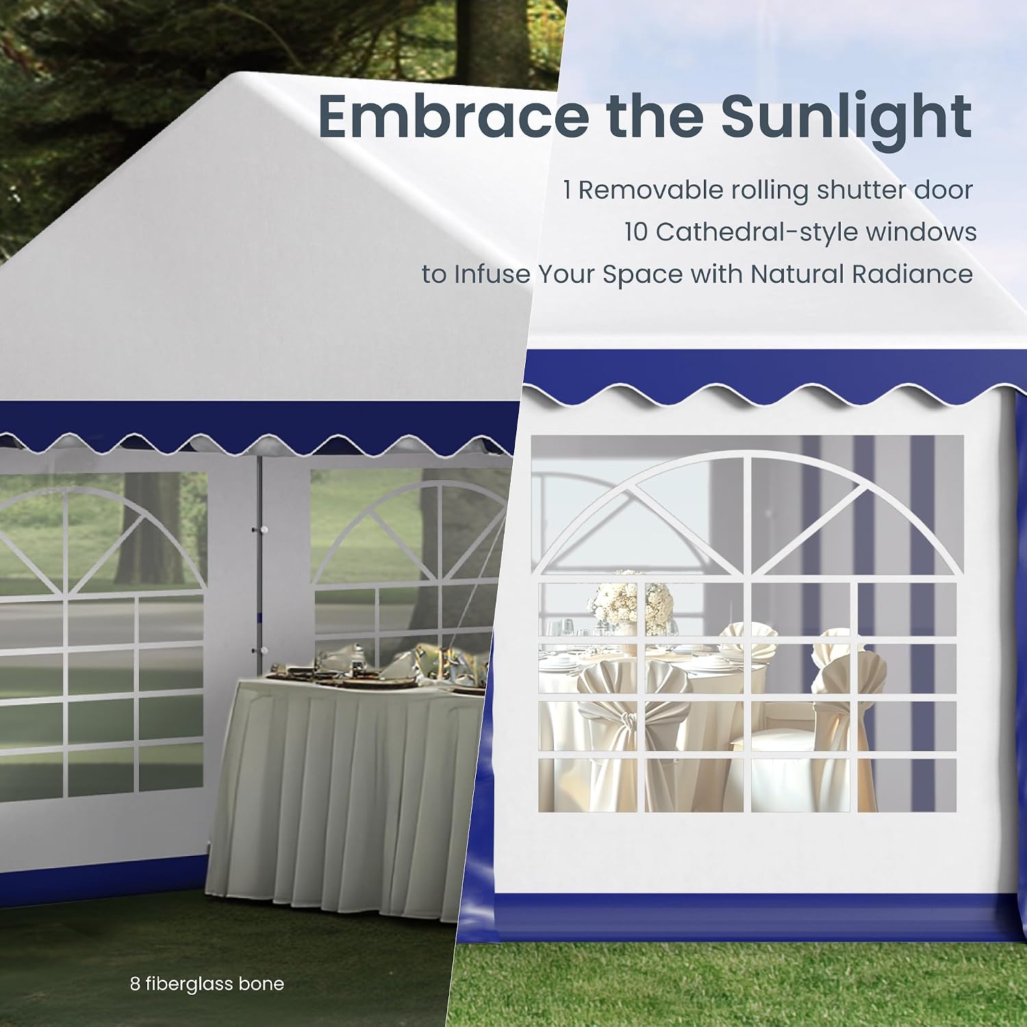 Namiot na przyjęcie 16x32 stóp – Outdoor Furniture Heavy recenzja i cena