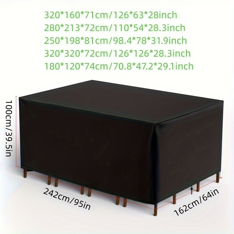 Zestaw pokrowców na meble ogro – Outdoor Furniture With Covers recenzja i cena