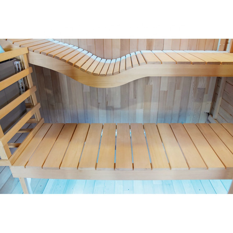 Zewnętrzna sauna w stylu nowoc – Outdoor Furniture Europe recenzja i cena