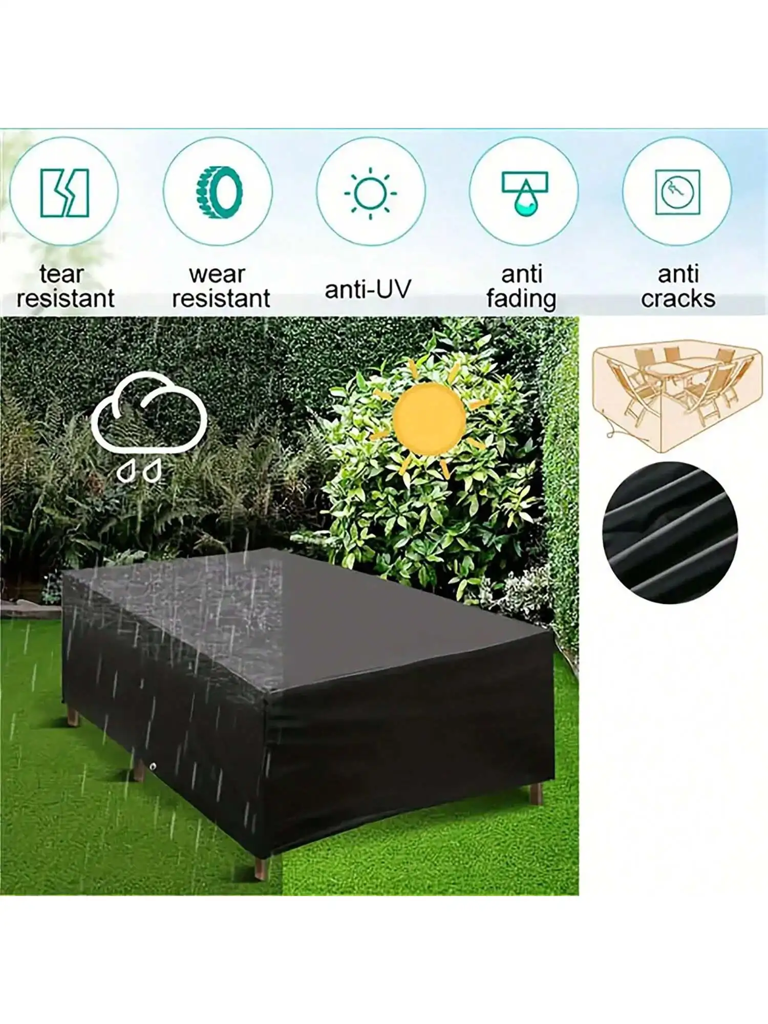 Multi-Size Outdoor Patio Garde – Outdoor Furniture With Covers recenzja i cena