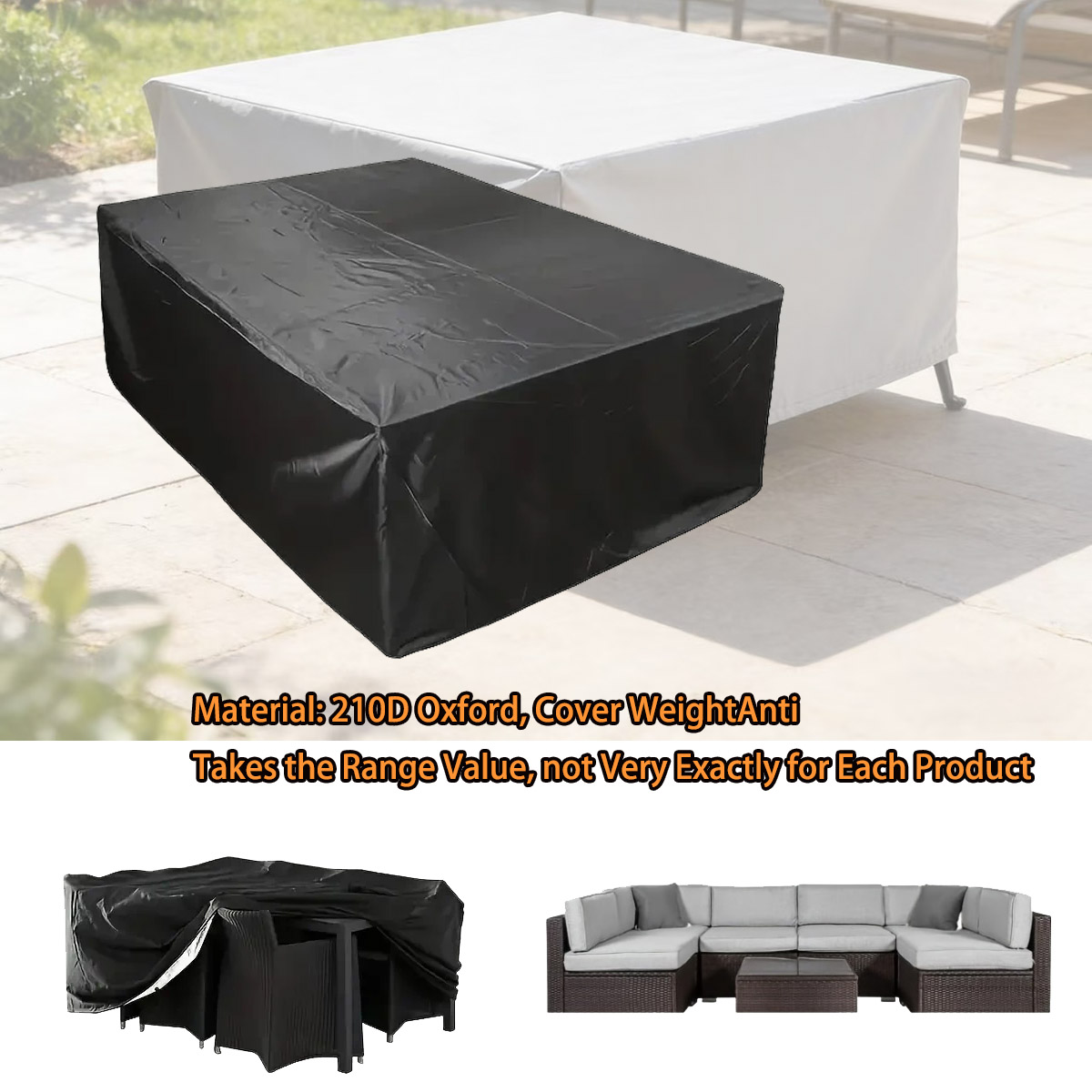 Pokrowiec na meble ogrodowe w  – Outdoor Furniture With Covers recenzja i cena