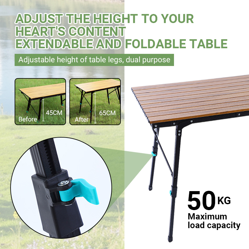 Regulowany stół ze stopu alumi – Outdoor Furniture Warehouse recenzja i cena