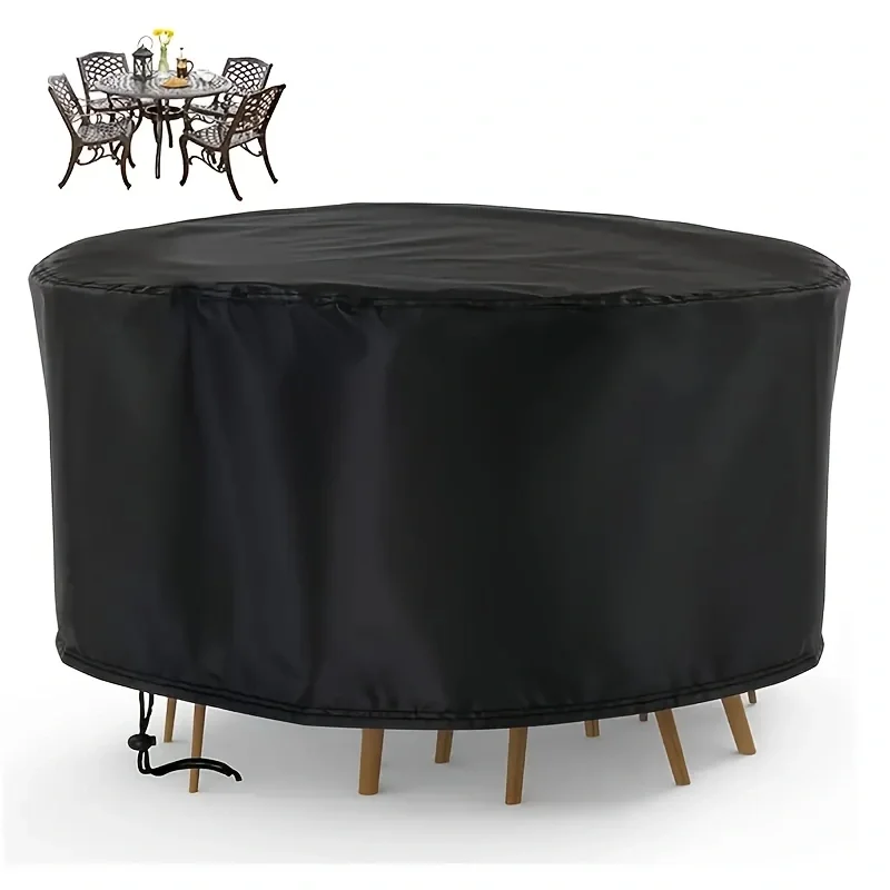 Wodoodporny okrągły pokrowiec  – Outdoor Furniture With Covers recenzja i cena